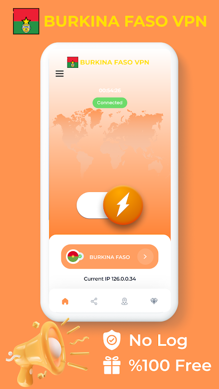 Burkina Faso VPN Private Proxy screenshot 1