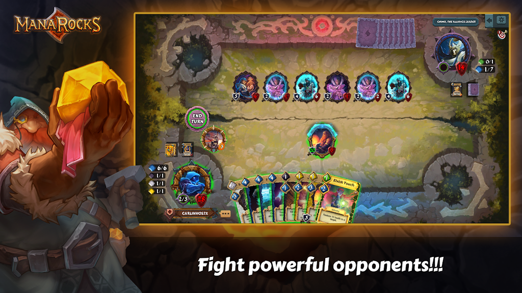 ManaRocks: Seasonal Card Game screenshot 1