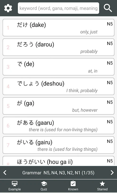 Japanese Grammar Handbook Mod screenshot 4