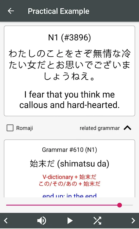 Japanese Grammar Handbook Mod screenshot 2