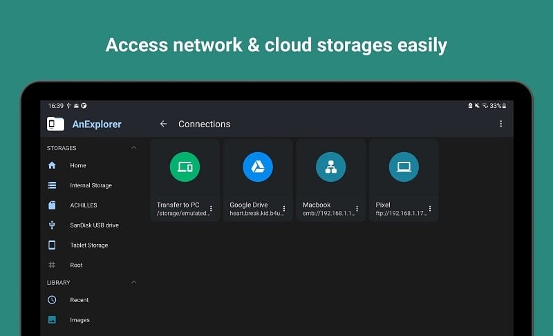 File Manager TV USB OTG Cloud screenshot 1