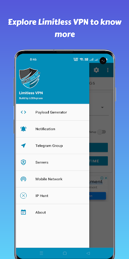 Limitless VPN - SSH/SSL Tunnel screenshot 3