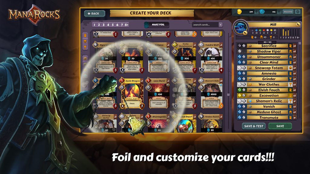 ManaRocks: Seasonal Card Game screenshot 3