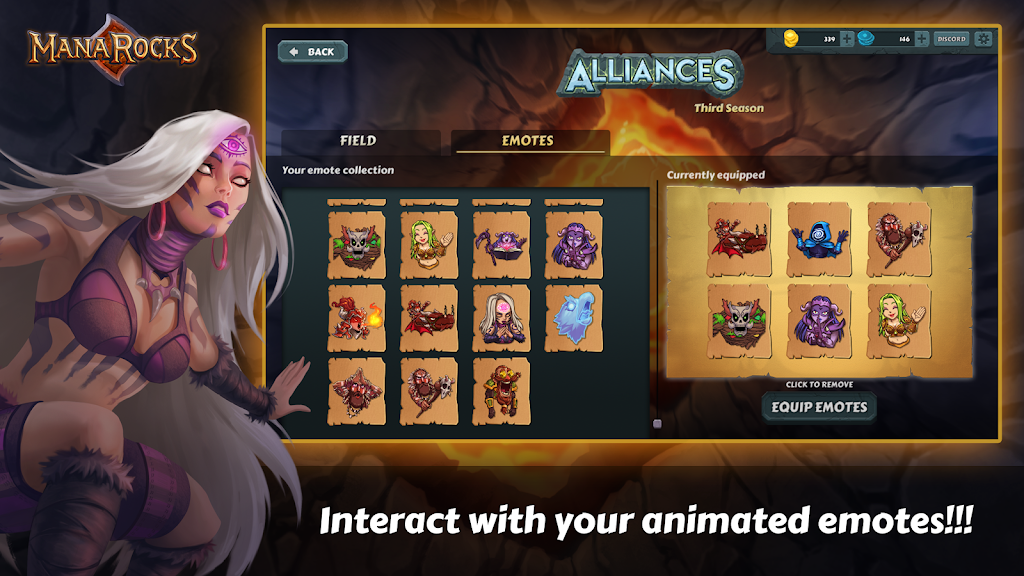 ManaRocks: Seasonal Card Game screenshot 4