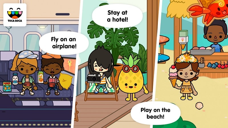 Toca Life: Vacation screenshot 1