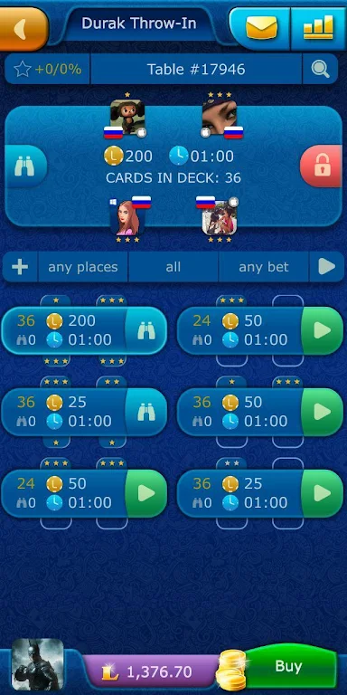 Durak LiveGames online screenshot 3