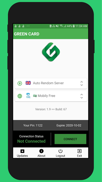 GREEN CARD VPN screenshot 2