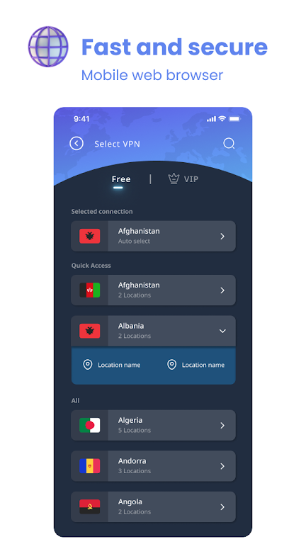 Zen VPN: Fast Secure VPN Proxy screenshot 1