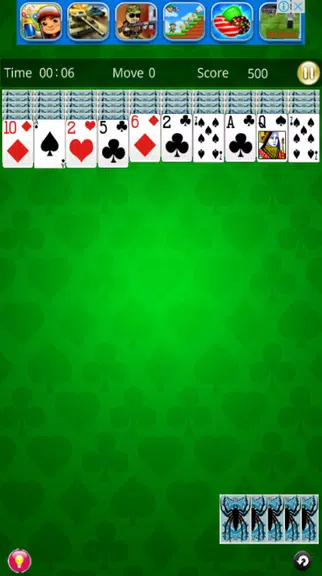 Spider Solitaire 2018 screenshot 1