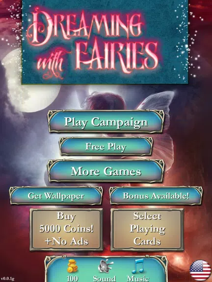 Solitaire: Dreaming Fairies screenshot 1