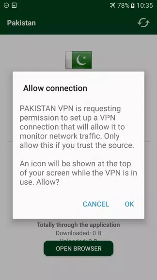 Pakistan vpn free screenshot 2