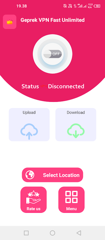 Geprek VPN Fast Unlimited screenshot 2