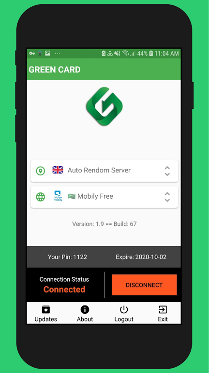 GREEN CARD VPN screenshot 3