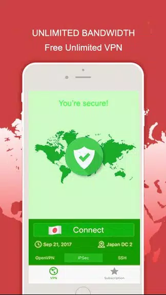 Unlimited Free VPN Network Virtual Private Network screenshot 3