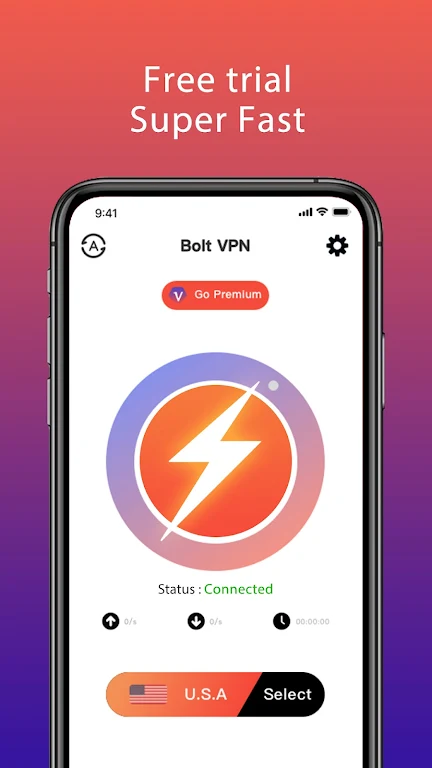 Bolt VPN - Fast & Secure screenshot 1