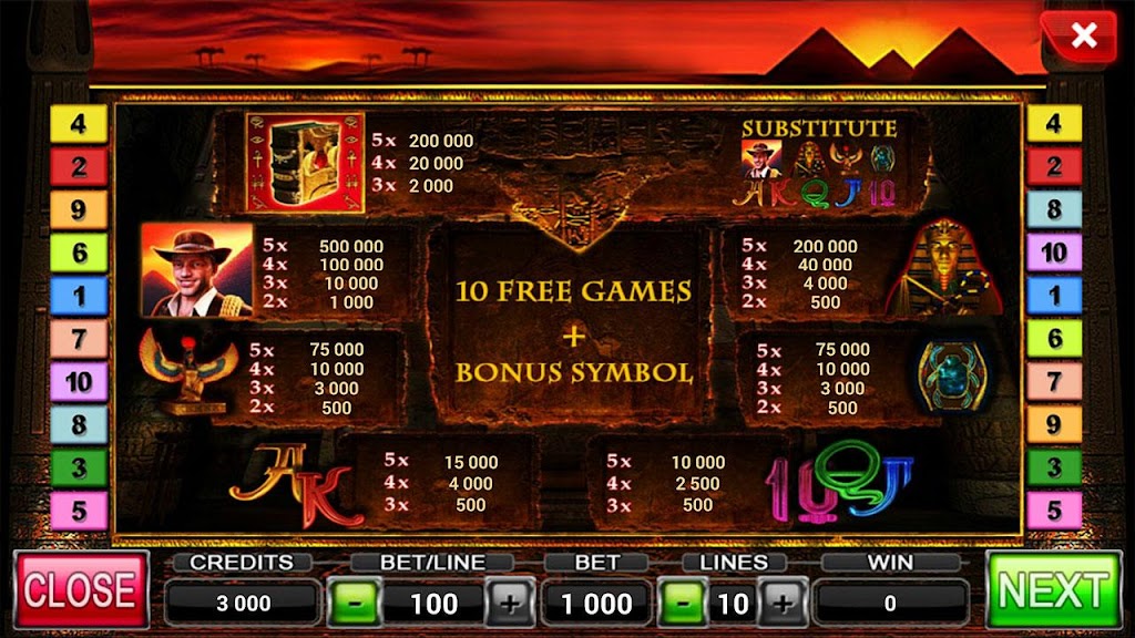 Book Of Ramses Deluxe Slot screenshot 2