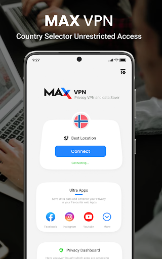 Max Turbo VPN App screenshot 1