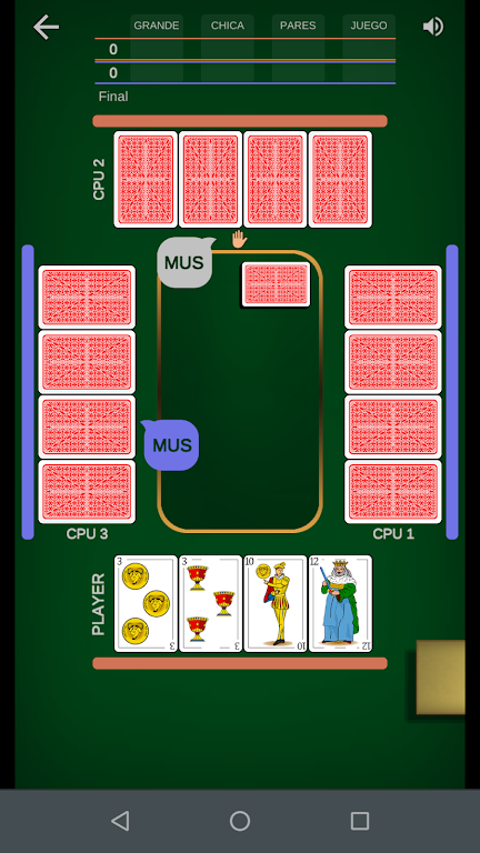 Mus: Card Game screenshot 1