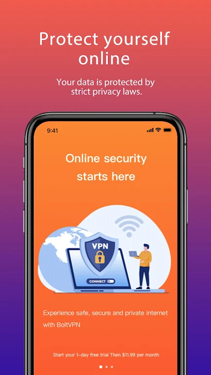 Bolt VPN - Fast & Secure screenshot 3