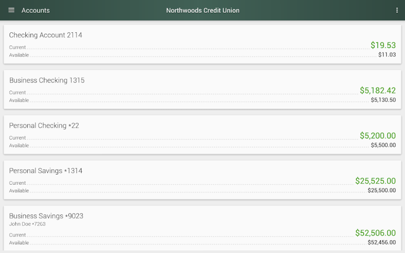 Northwoods Credit Union screenshot 3