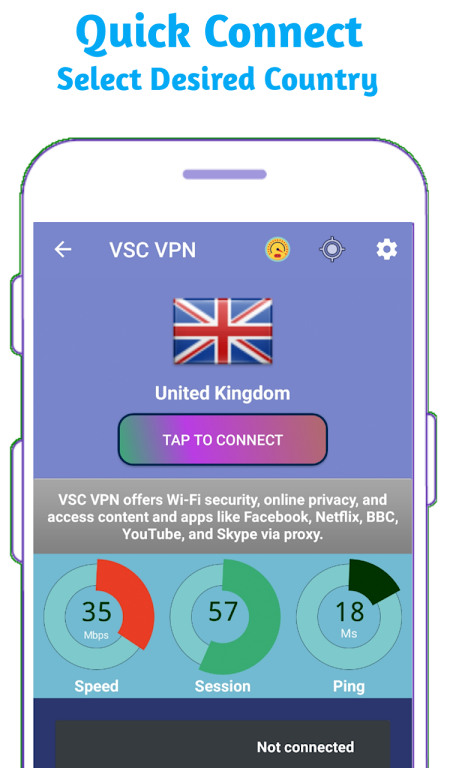 US VPN- Fast Unlimited Secure Unblock Proxy screenshot 1