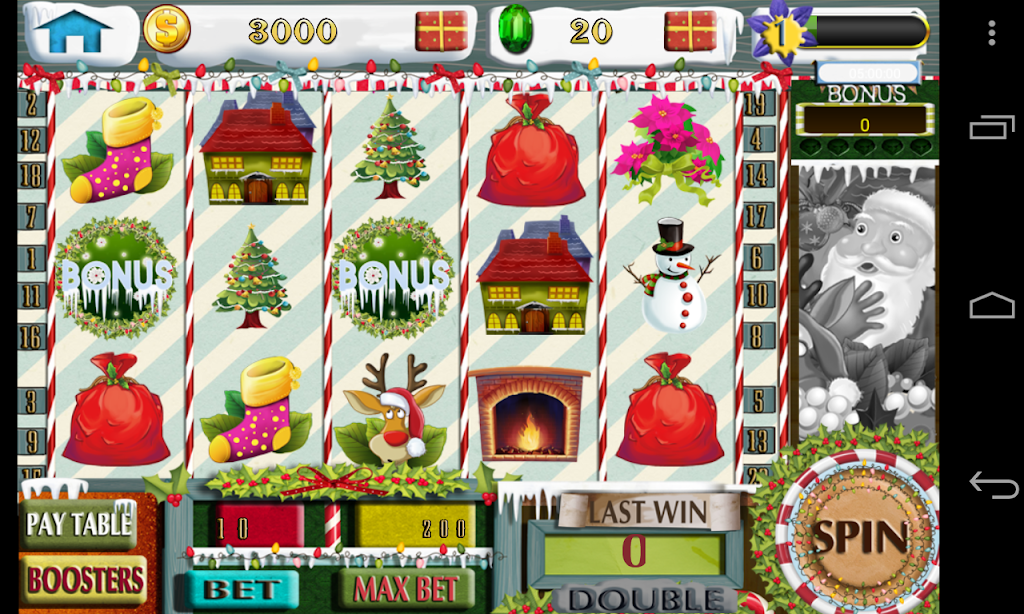 Slots - Santa's Treasure screenshot 1