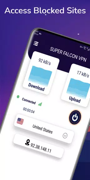 Super Falcon Vpn Free Vpn Clie screenshot 1