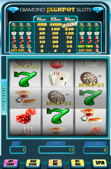 SLOTS-Diamond Jackpot FREE screenshot 2