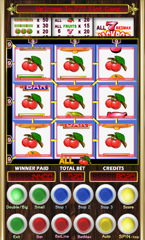 777 Fruit Slot Machine - Cherry Master screenshot 4