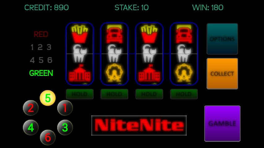 NiteNite slot machine screenshot 2