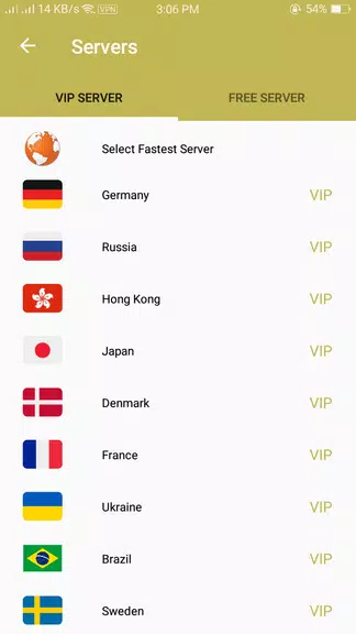 Yellow Lite VPN - Fast & Easy VPN screenshot 2