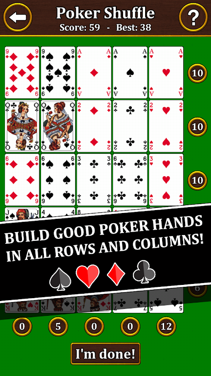 Poker Solitaire screenshot 2