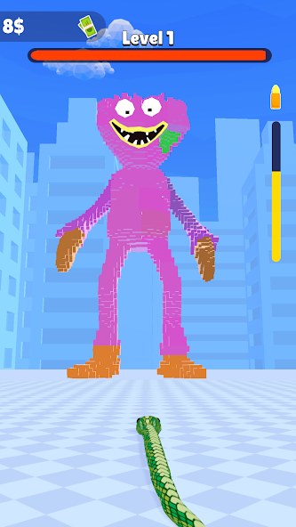 Crazy Snake: Giant Monster 3D Mod screenshot 2