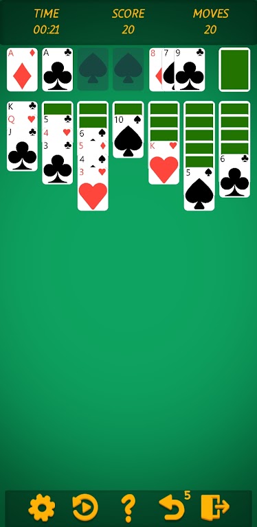 Klondike solitaire 2021 screenshot 1