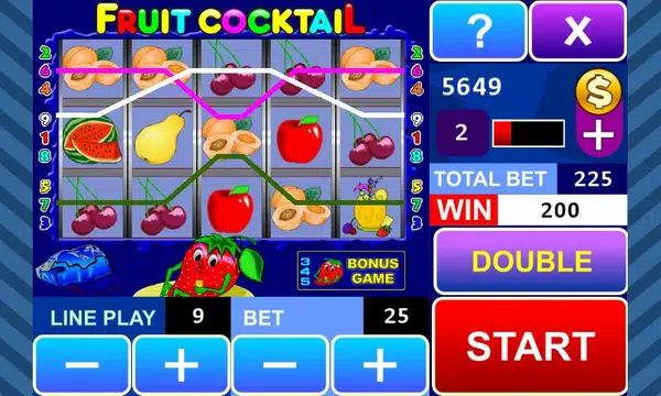 Fruit Cocktail slot machine screenshot 2