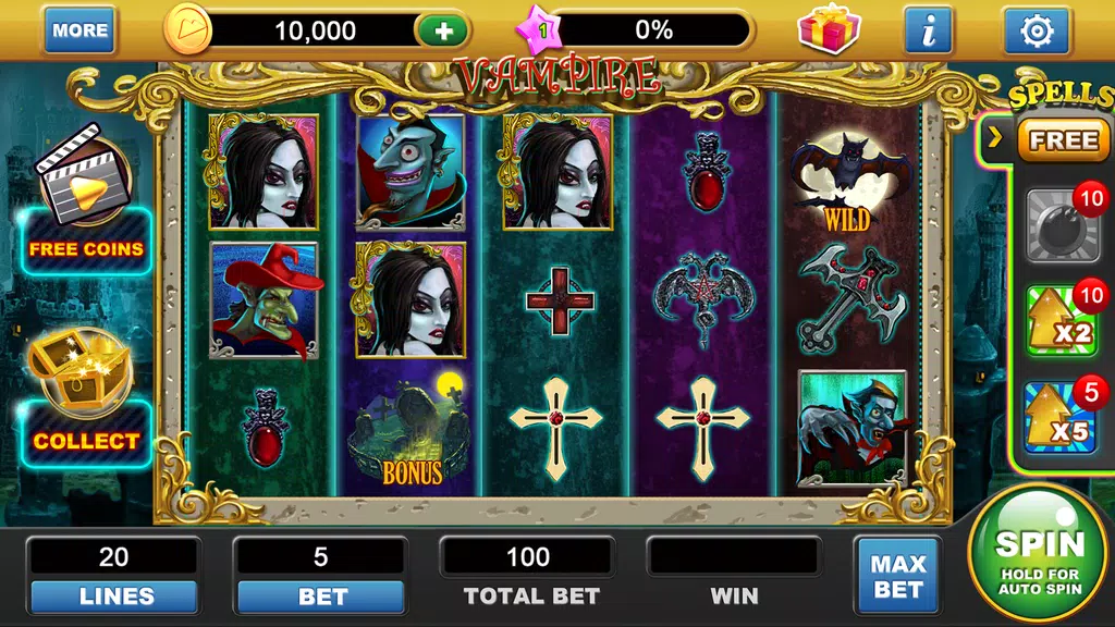 Vampire Slots - Free Casino screenshot 1