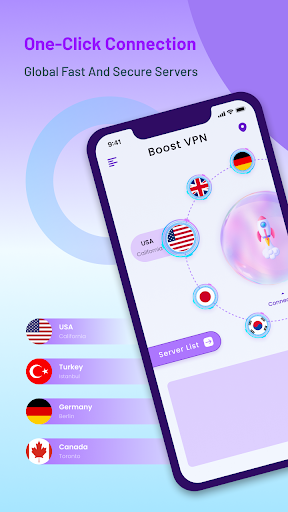 Boost VPN: Global, Private VPN screenshot 1