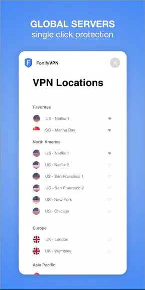 FortifyVPN - Best VPN Fast, Secure & Unlimited screenshot 2