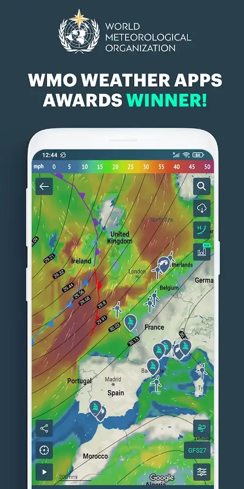 Windy.app: Windy Weather Map Mod screenshot 1