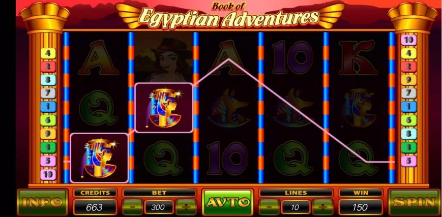 Egyptian Book Casino screenshot 2