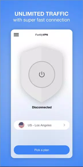 FortifyVPN - Best VPN Fast, Secure & Unlimited screenshot 1
