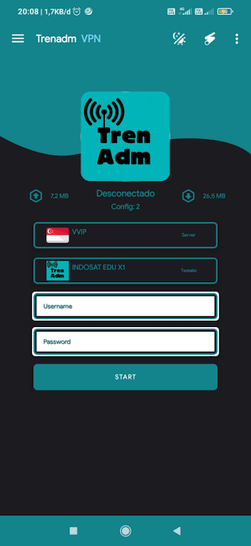 Trenadm VPN screenshot 3