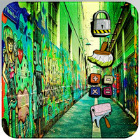 Street Graffiti Green Comic APK