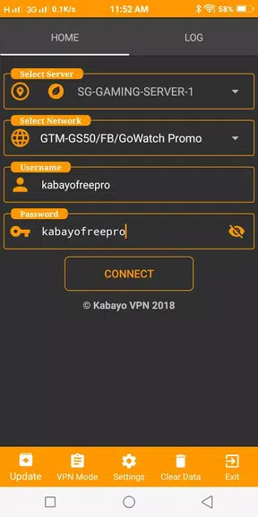 Kabayo SSH+SSL VPN screenshot 3