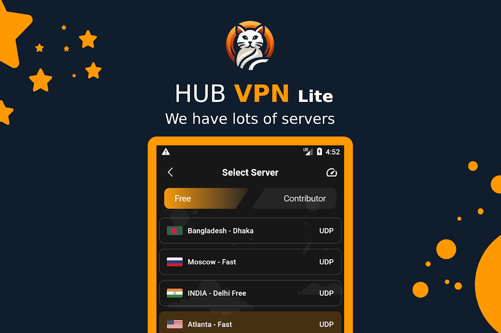 Hub VPN Lite screenshot 3