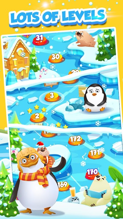 Solitaire Match Penguin Adventure screenshot 4