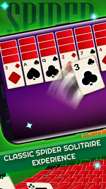 Spider Solitaire - Offline Free Card Games screenshot 1