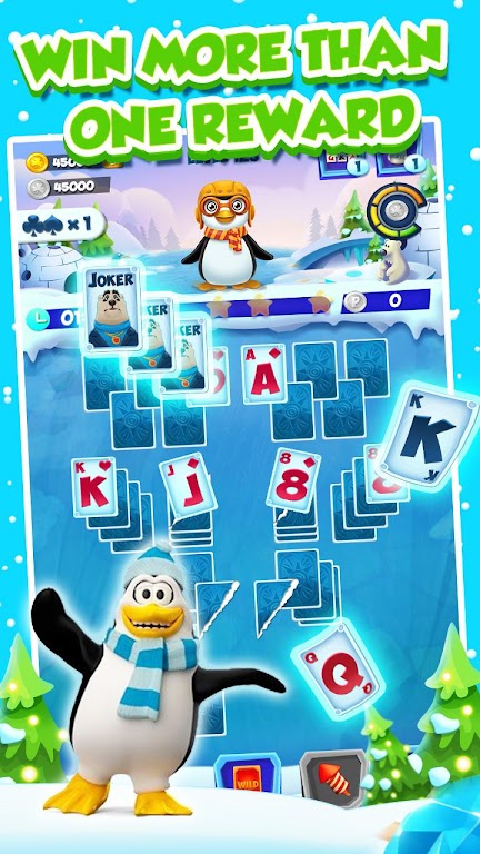 Solitaire Match Penguin Adventure screenshot 2