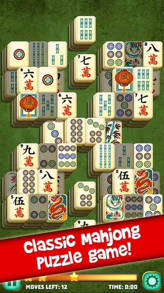 Mahjong Path Solitaire - Free Tile Matching Game screenshot 1