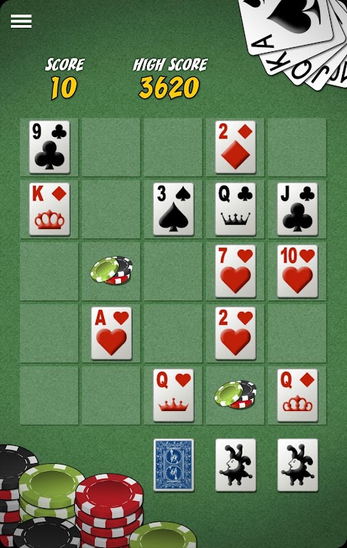 Super Poker Squares Free screenshot 1